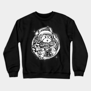 Hamster Cosmonaut In Space Crewneck Sweatshirt